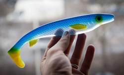 Picture of Fatnose Shad - Clear Blue Lemonade - "Mille's 10+"