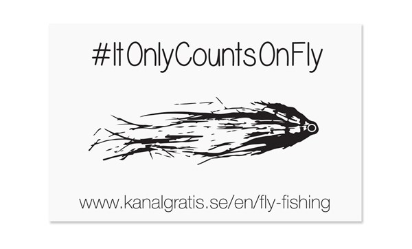 Bild på Sticker - #ItOnlyCountsOnFly