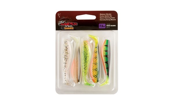 Picture of Zander Pro Shad 7,5 cm - Mixed colors x 5 jigs