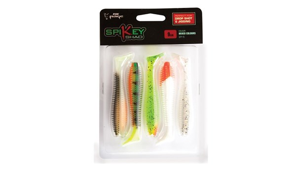 Picture of Fox Rage Spikey Shad mixed colors 9 cm