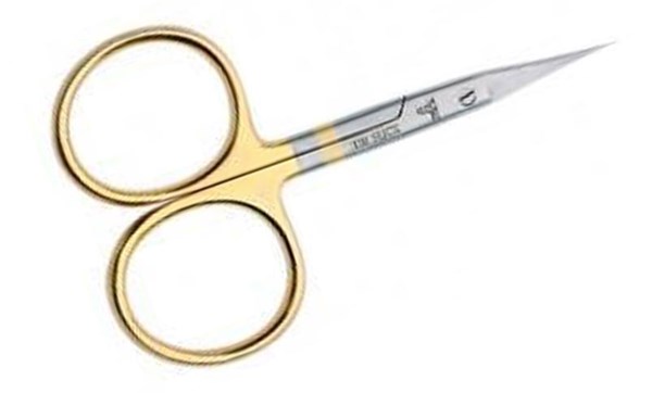 Bild på Dr Slick Scissor All-Purpuse Gold Loop 4" Micro Tip