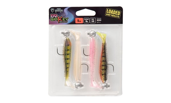 Picture of Fox Rage UV Spikey Shad 12cm with hooks
