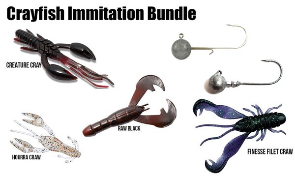Picture of Crayfish Immitation Bundle (Creaturebaits)