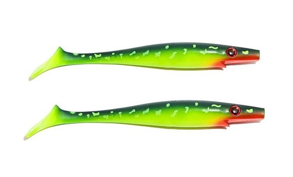 Picture of Pig Shad Tournament, 18cm, Hot Pike - 2pcs