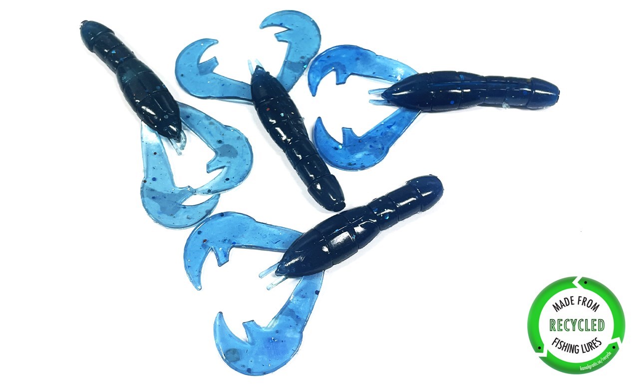 Picture of Monkey Craw 9,5cm - Glitter Blue (Bulk Recycle)